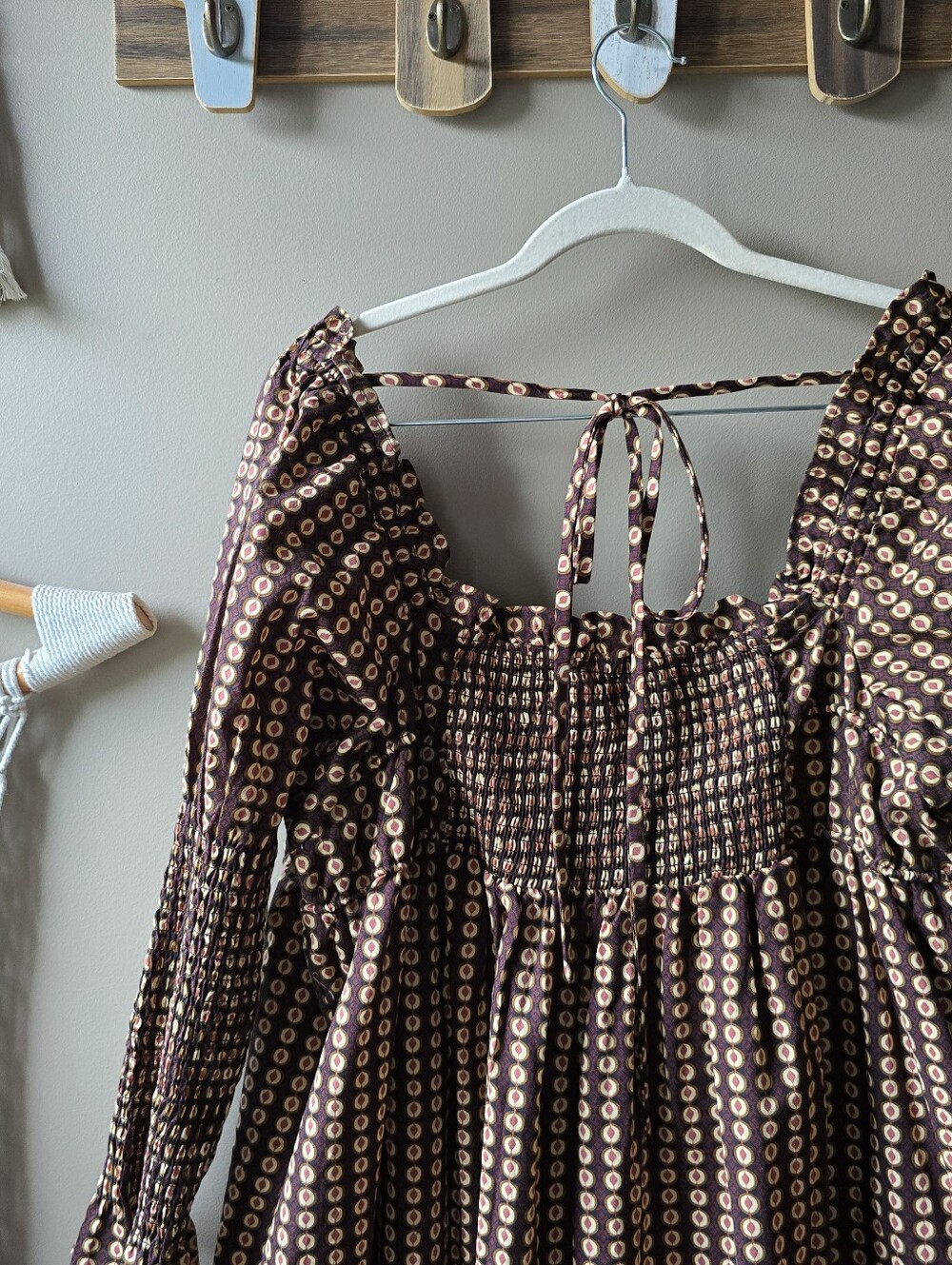 Free People Star Dip Printed Mini Dress Nwt - Picture 6 of 10